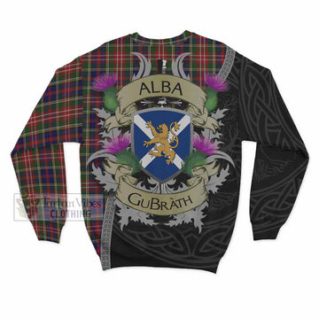 Tartan Vibes Clothing Christie Tartan Family Crest Sweatshirt Lion Rampant Royal Thistle Shield Celtic Inspired