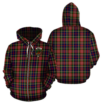 Christie Tartan Hoodie with Family Crest