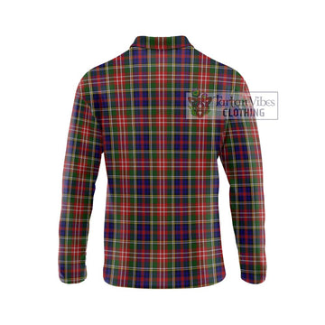 Christie Tartan Long Sleeve Polo Shirt with Family Crest DNA In Me Style - Tartanvibesclothing Shop