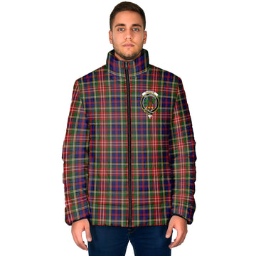 Christie Tartan Padded Jacket with Family Crest