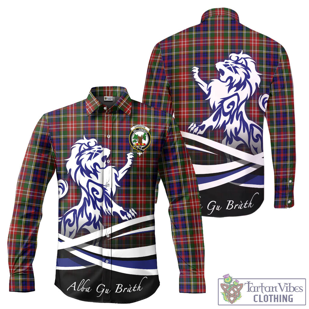 christie-tartan-long-sleeve-button-up-shirt-with-alba-gu-brath-regal-lion-emblem
