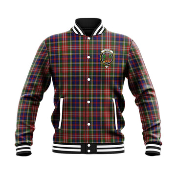 Christie Tartan Baseball Jacket with Family Crest