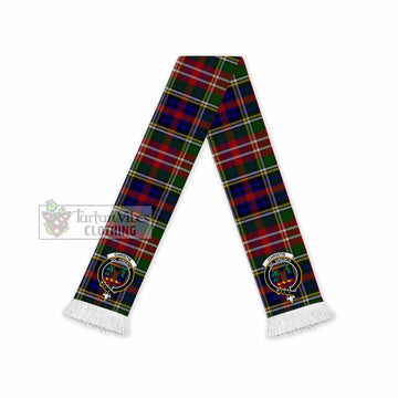 Christie Tartan Ruffneck Scarf with Family Crest