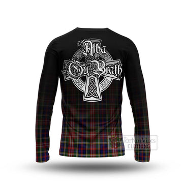 Christie Tartan Long Sleeve T-Shirt Featuring Alba Gu Brath Family Crest Celtic Inspired