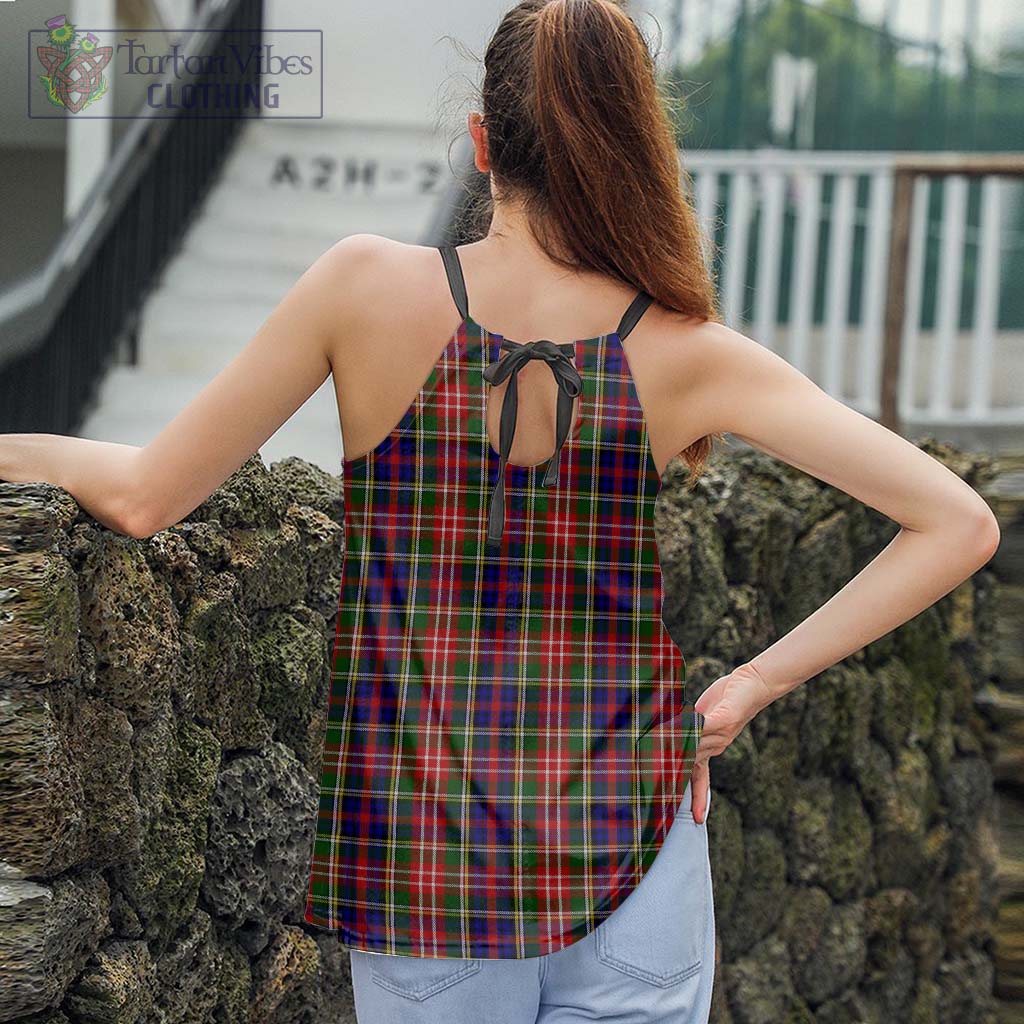 Tartan Vibes Clothing Christie Tartan Loose Halter Neck Camisole