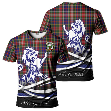 Christie Tartan T-Shirt with Alba Gu Brath Regal Lion Emblem