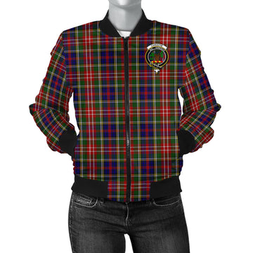 Christie Tartan Bomber Jacket with Family Crest