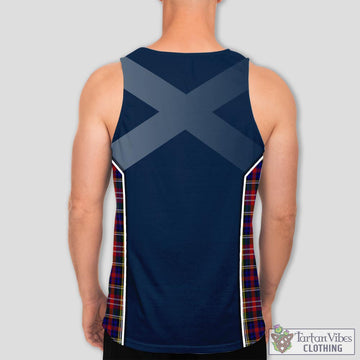 Christie Tartan Men's Tanks Top with Family Crest and Scottish Thistle Vibes Sport Style