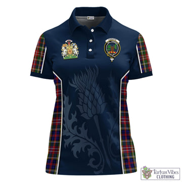Christie Tartan Women's Polo Shirt with Family Crest and Scottish Thistle Vibes Sport Style