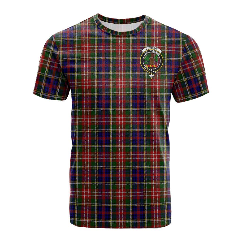 Christie Tartan T-Shirt with Family Crest - Tartan Vibes Clothing