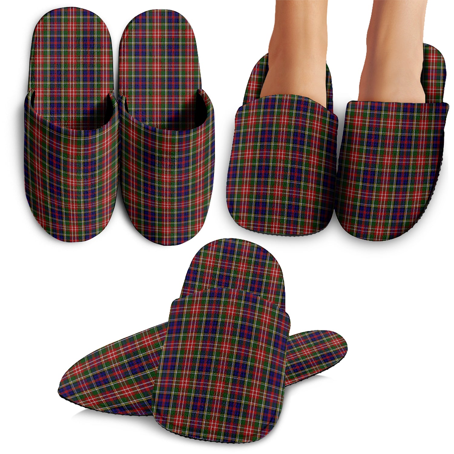 Christie Tartan Home Slippers - Tartanvibesclothing