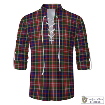 Tartan Vibes Clothing Christie Tartan Men's Scottish Traditional Jacobite Ghillie Kilt Shirt
