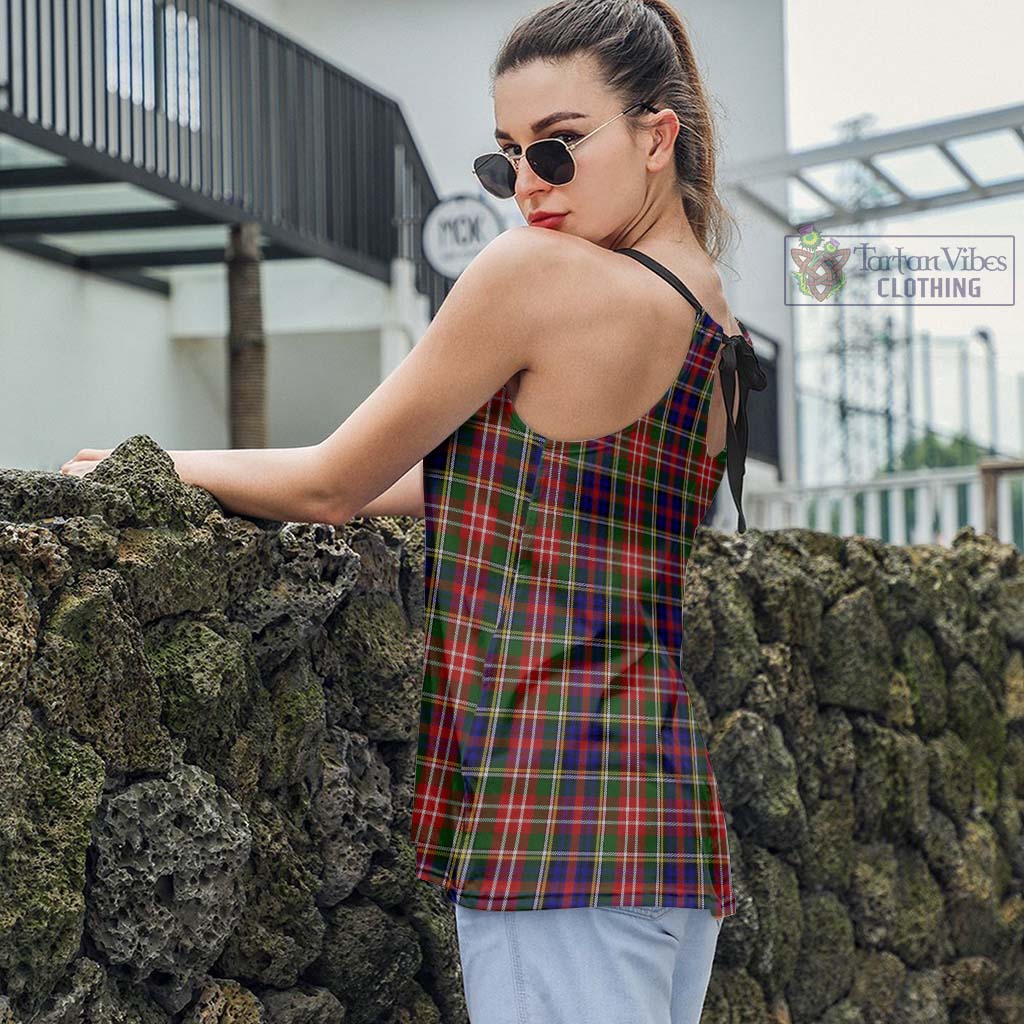Tartan Vibes Clothing Christie Tartan Loose Halter Neck Camisole