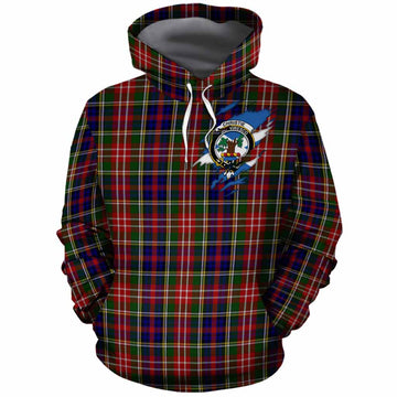 Christie Clan Crest In Me Tartan Cotton Hoodie Scotland Flag Style