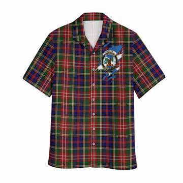 Christie Clan Crest In Me Tartan Hawaiian Shirt Scotland Flag Style