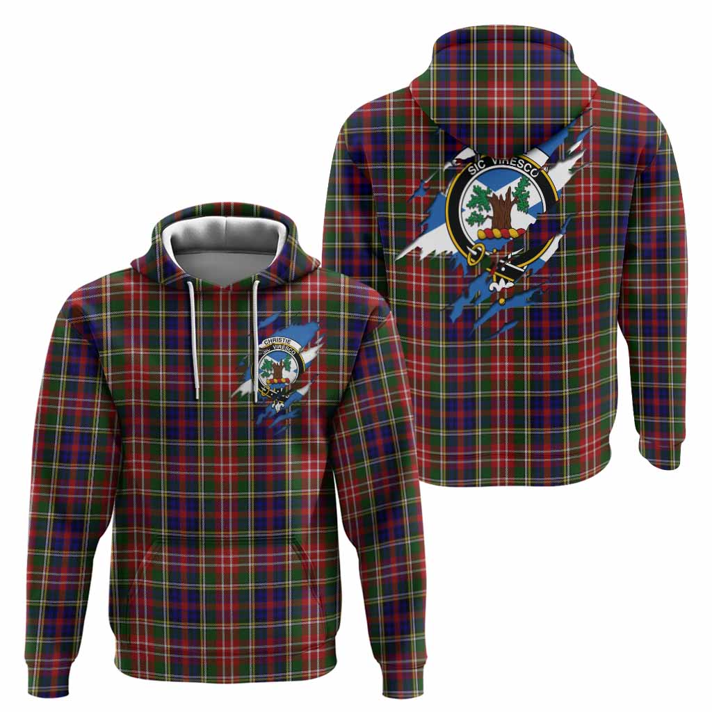 Christie Clan Crest In Me Tartan Hoodie Scotland Flag Style