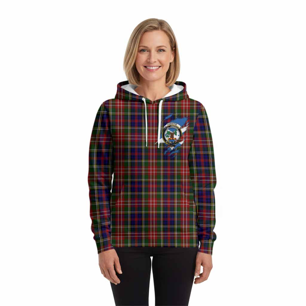 Christie Clan Crest In Me Tartan Hoodie Scotland Flag Style