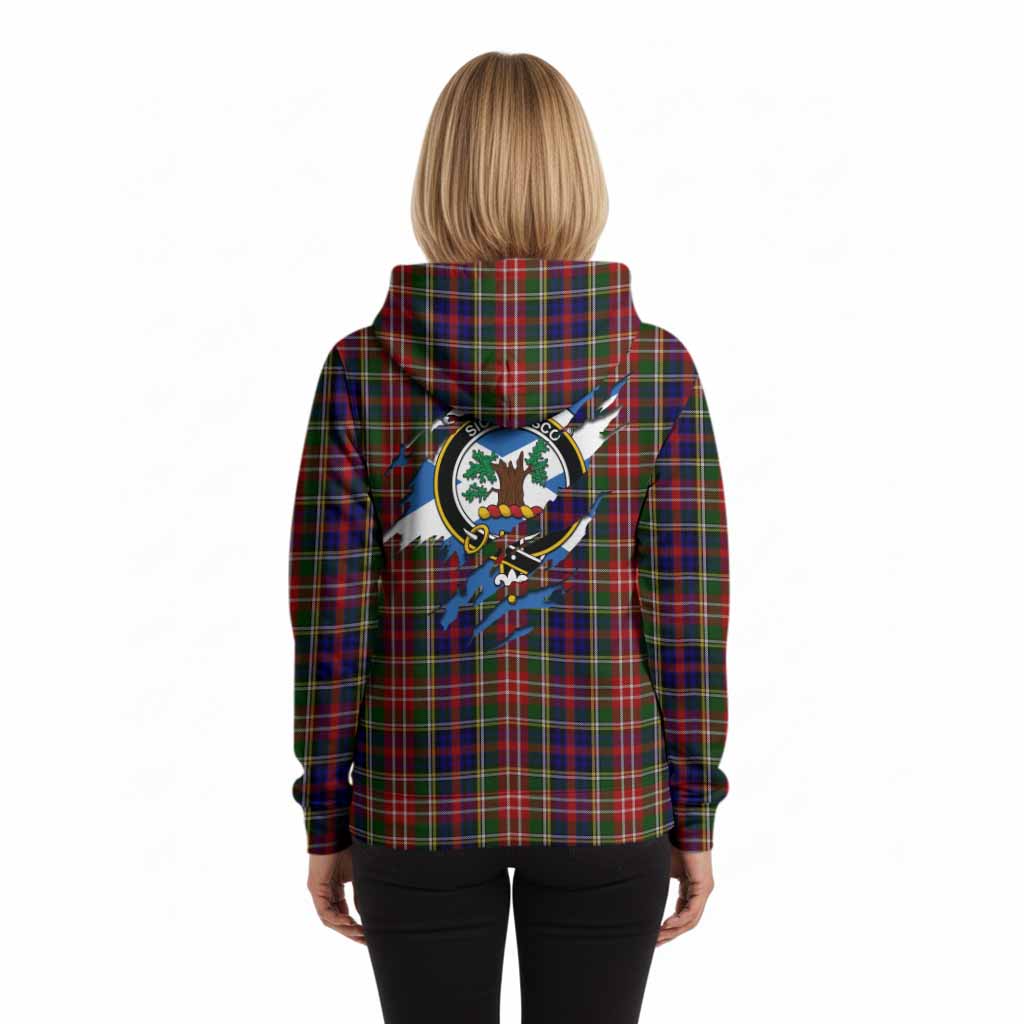 Christie Clan Crest In Me Tartan Hoodie Scotland Flag Style