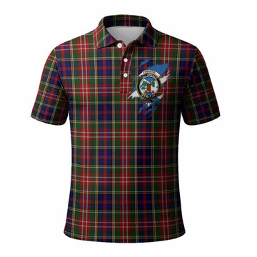 Christie Clan Crest In Me Tartan Polo Shirt Scotland Flag Style