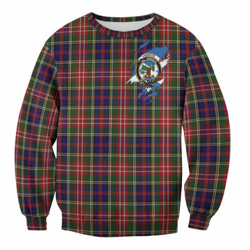 Christie Clan Crest In Me Tartan Sweatshirt Scotland Flag Style