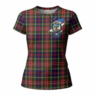 Christie Clan Crest In Me Tartan Women T shirt Scotland Flag Style