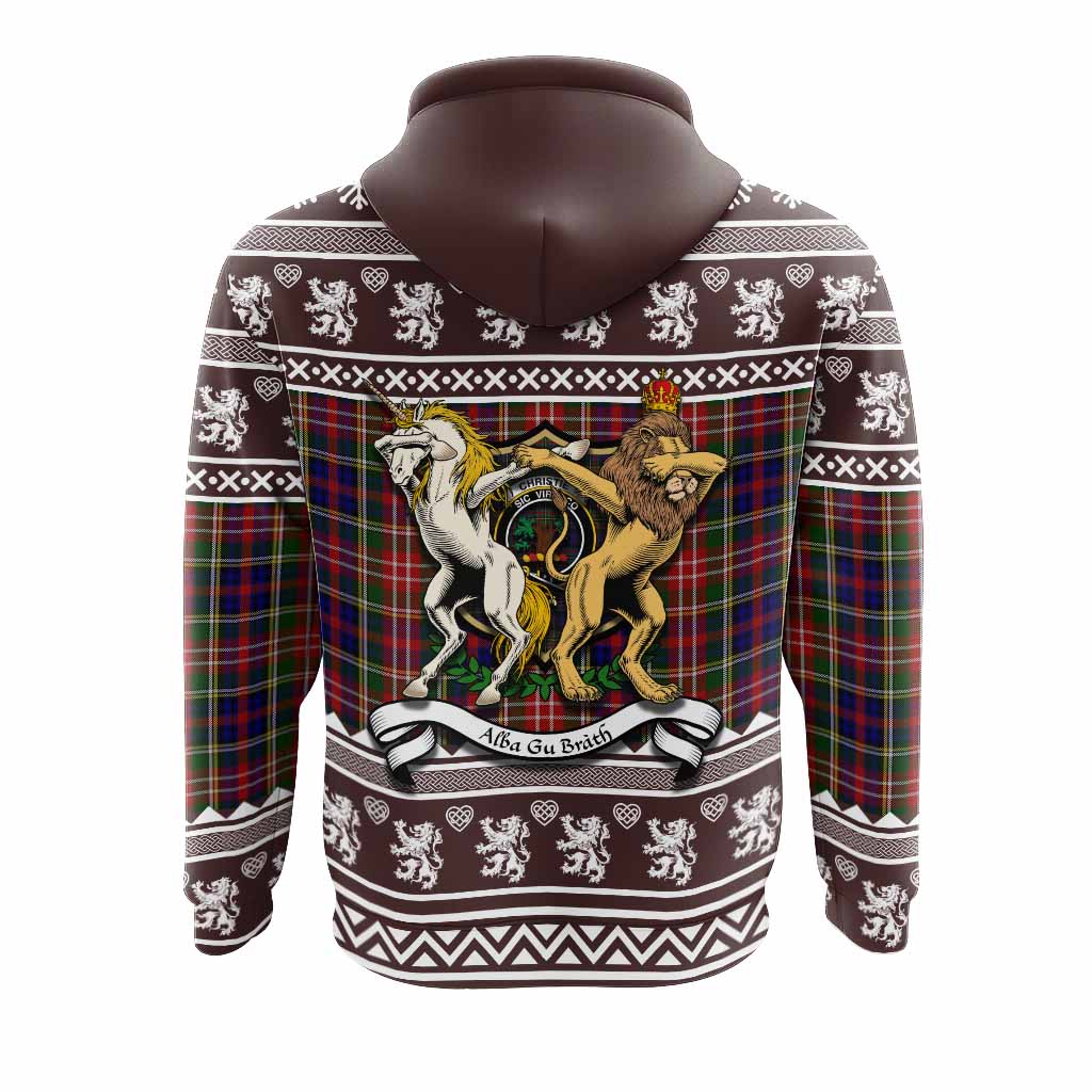 Christie Clan Tartan Crest Christmas Hoodie Coat of Arms Funny Style - Tartan Vibes Clothing