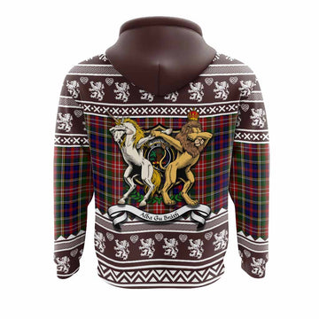 Christie Clan Tartan Crest Christmas Hoodie Coat of Arms Funny Style