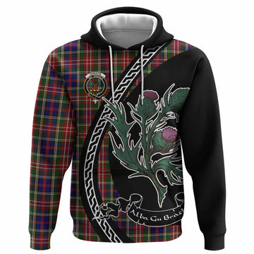 Christie Family Crest Tartan Hoodie Alba Thistle Inspired