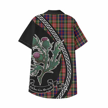 Christie Family Crest Tartan Kid Hawaiian Shirt Alba Thistle Inspired - Tartan Vibes Clothing