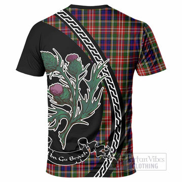 Christie Family Crest Tartan T-Shirt Alba Thistle Inspired - Tartan Vibes Clothing