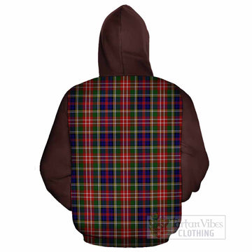 Christie Tartan Accent Cotton Hoodie with Family Crest
