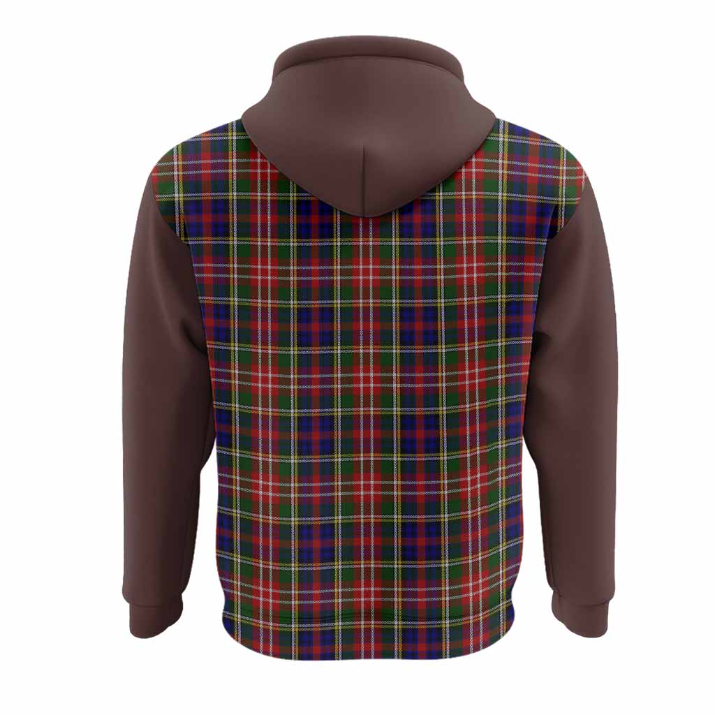 Christie Tartan Accent Hoodie with Family Crest