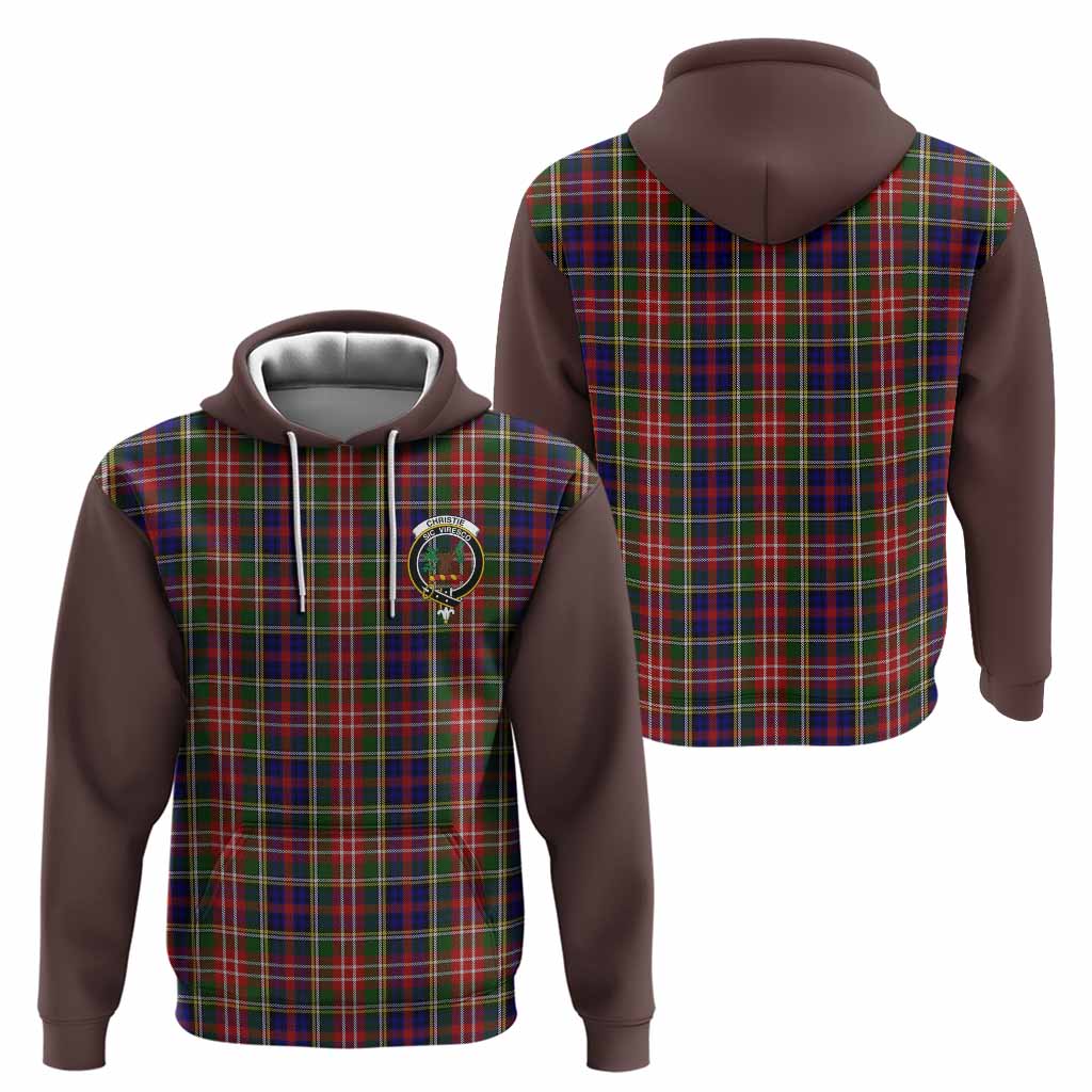 Christie Tartan Accent Hoodie with Family Crest