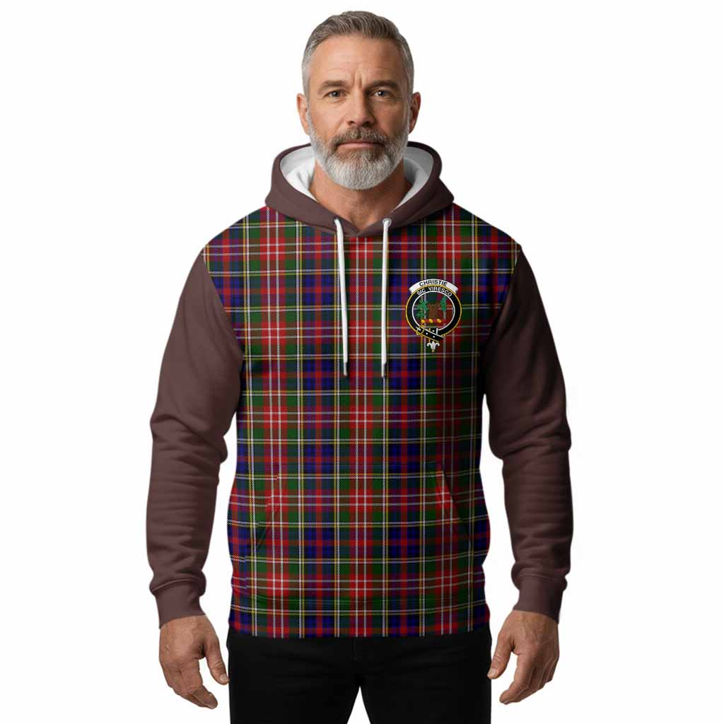 Christie Tartan Accent Hoodie with Family Crest