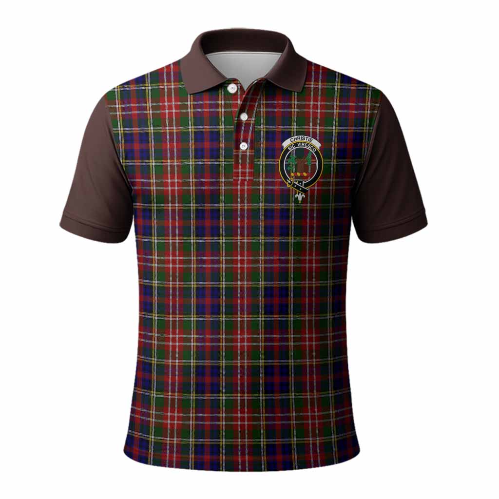 Christie Tartan Accent Polo Shirt with Family Crest