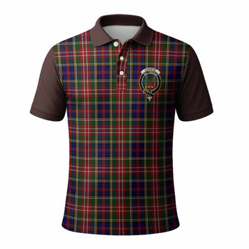 Christie Tartan Accent Polo Shirt with Family Crest
