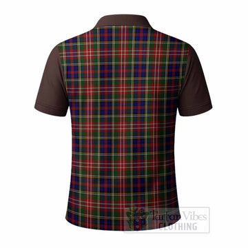Christie Tartan Accent Polo Shirt with Family Crest