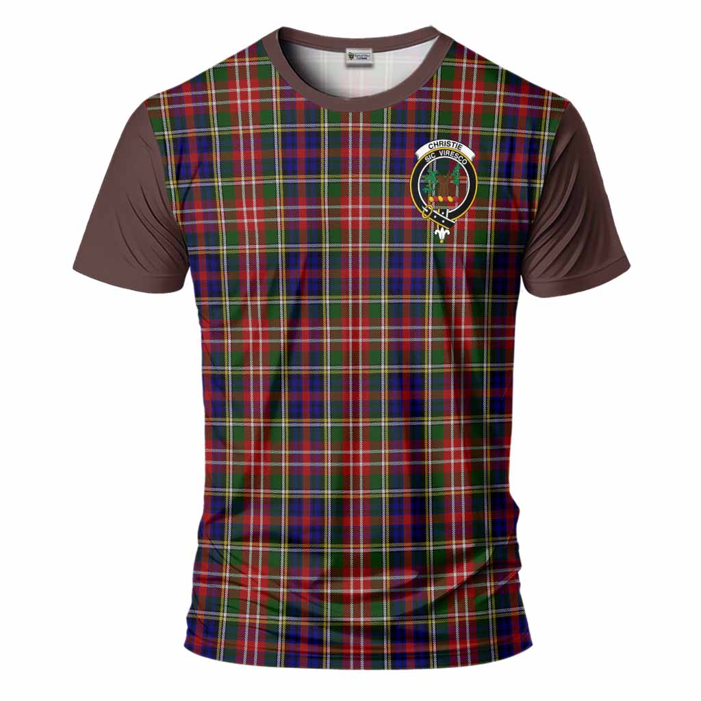 Christie Tartan Accent T-Shirt with Family Crest