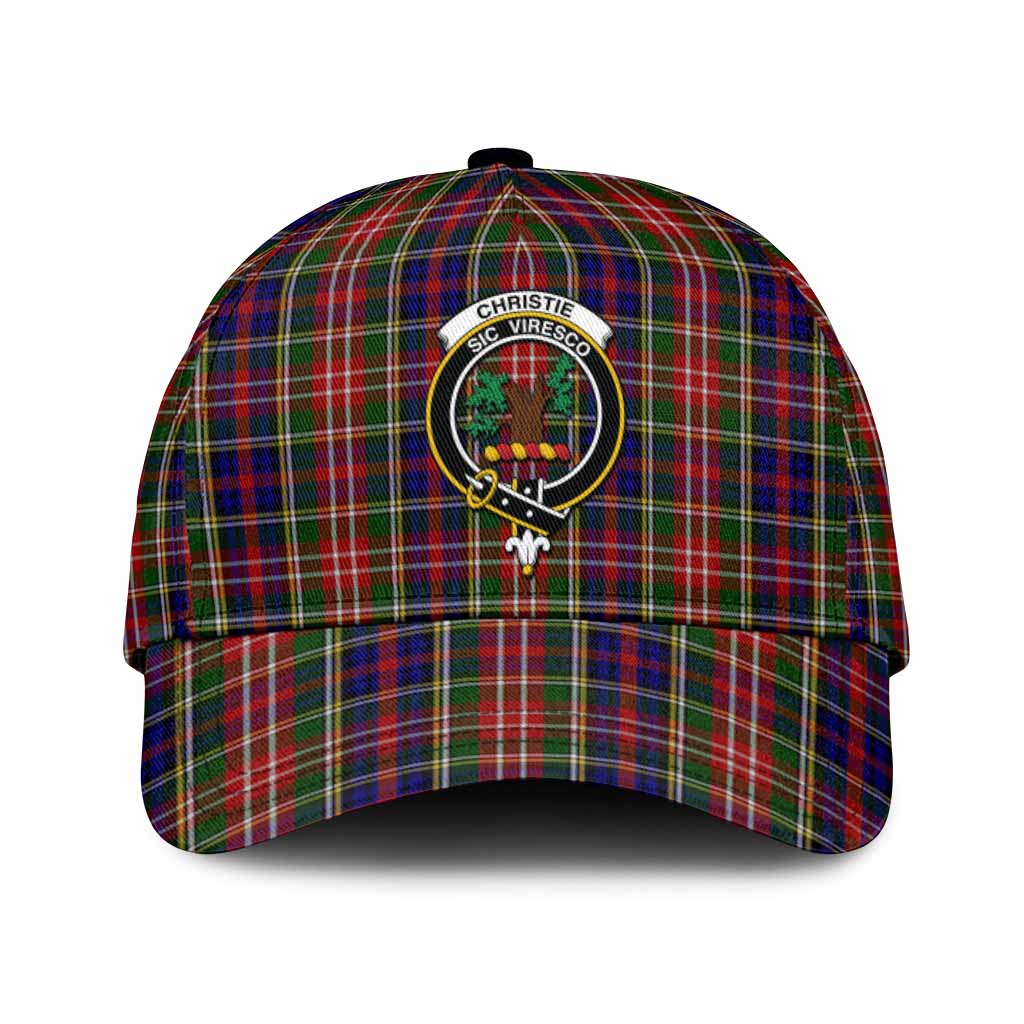 Christie Tartan Classic Cap with Family Crest