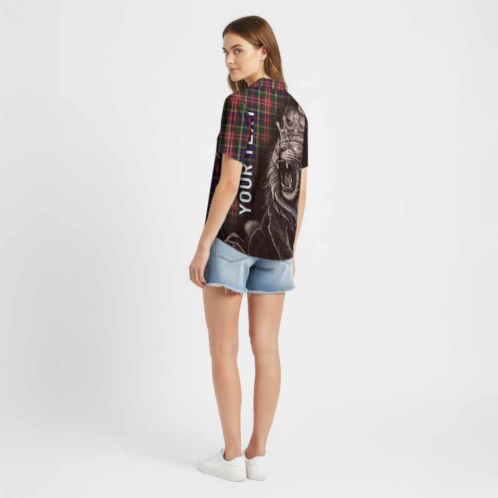 Christie Tartan Cotton Hawaiian Shirt Roaring Lion Heritage