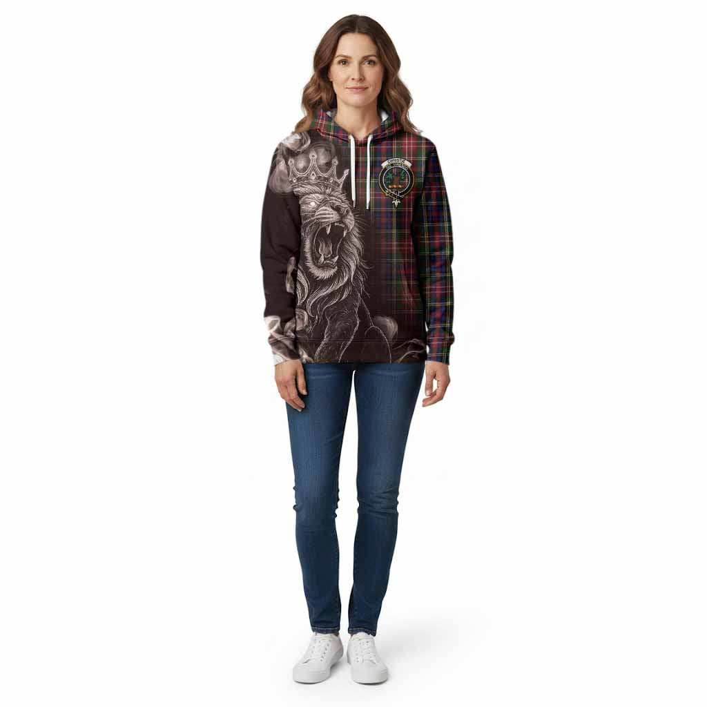 Christie Tartan Cotton Hoodie Roaring Lion Heritage
