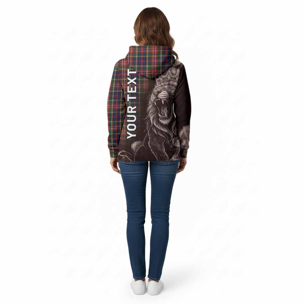 Christie Tartan Cotton Hoodie Roaring Lion Heritage