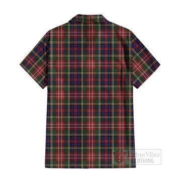 Christie Tartan Crest Cotton Hawaiian Shirt Ferocious Lion Style