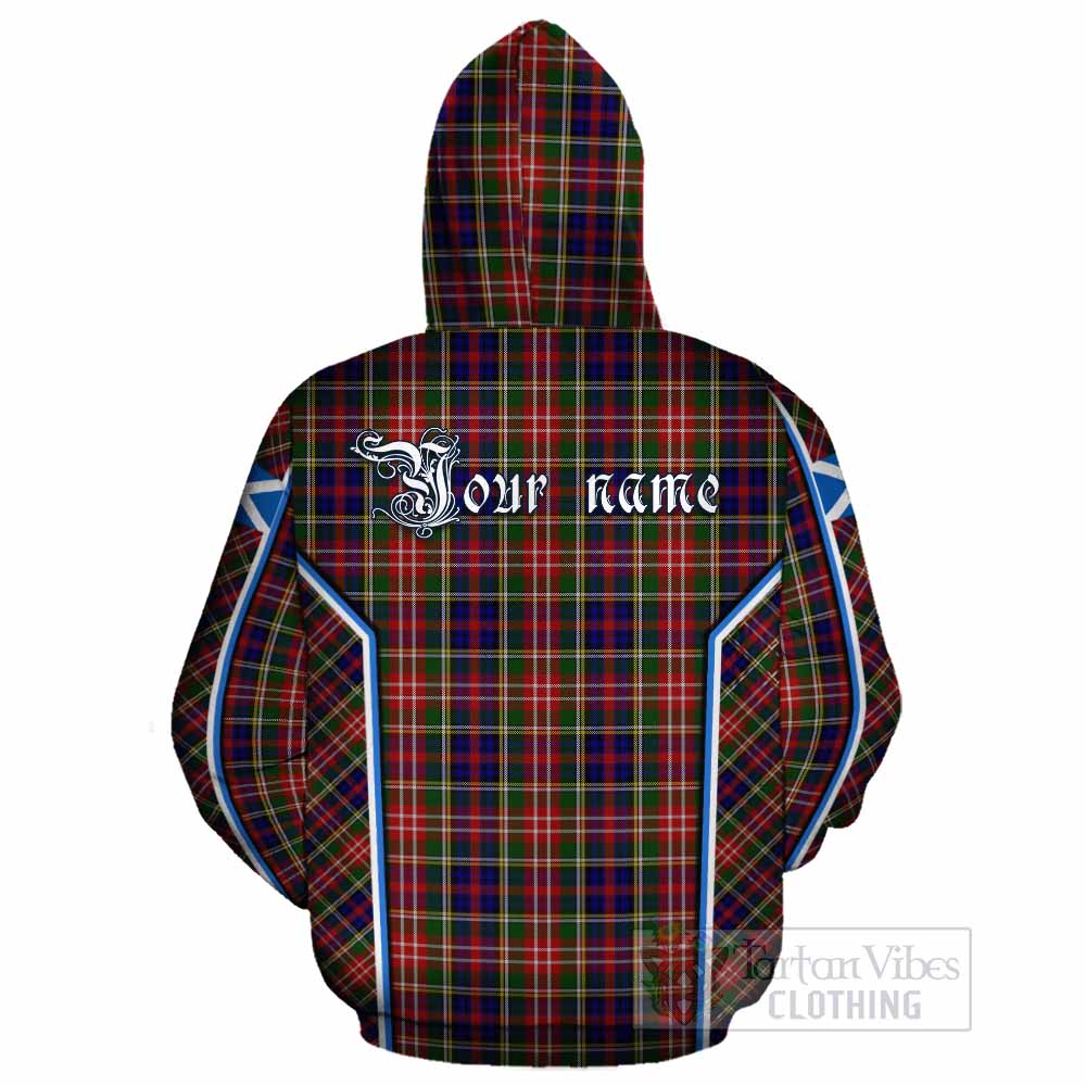 Christie Tartan Crest Cotton Hoodie Scotland Coat of Arm Flag Style - Tartan Vibes Clothing