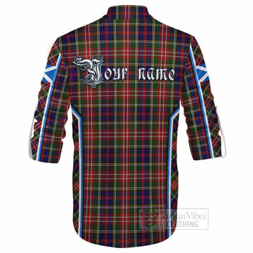 Christie Tartan Crest Ghillie Kilt Shirt Scotland Coat of Arm Flag Style