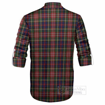 Christie Tartan Crest Ghillie Shirt Ferocious Lion Style