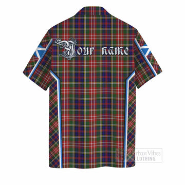 Christie Tartan Crest Hawaiian Shirt Scotland Coat of Arm Flag Style