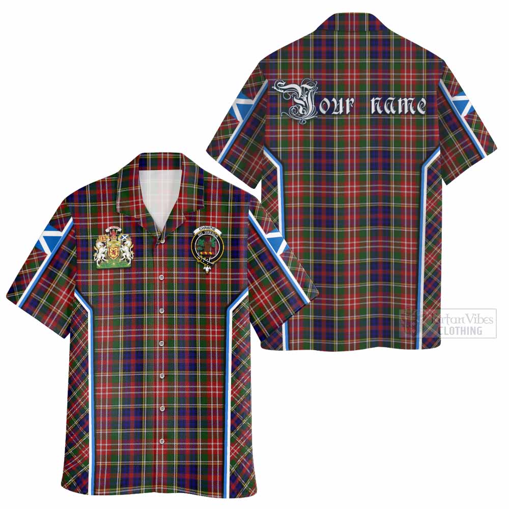 Christie Tartan Crest Hawaiian Shirt Scotland Coat of Arm Flag Style - Tartan Vibes Clothing