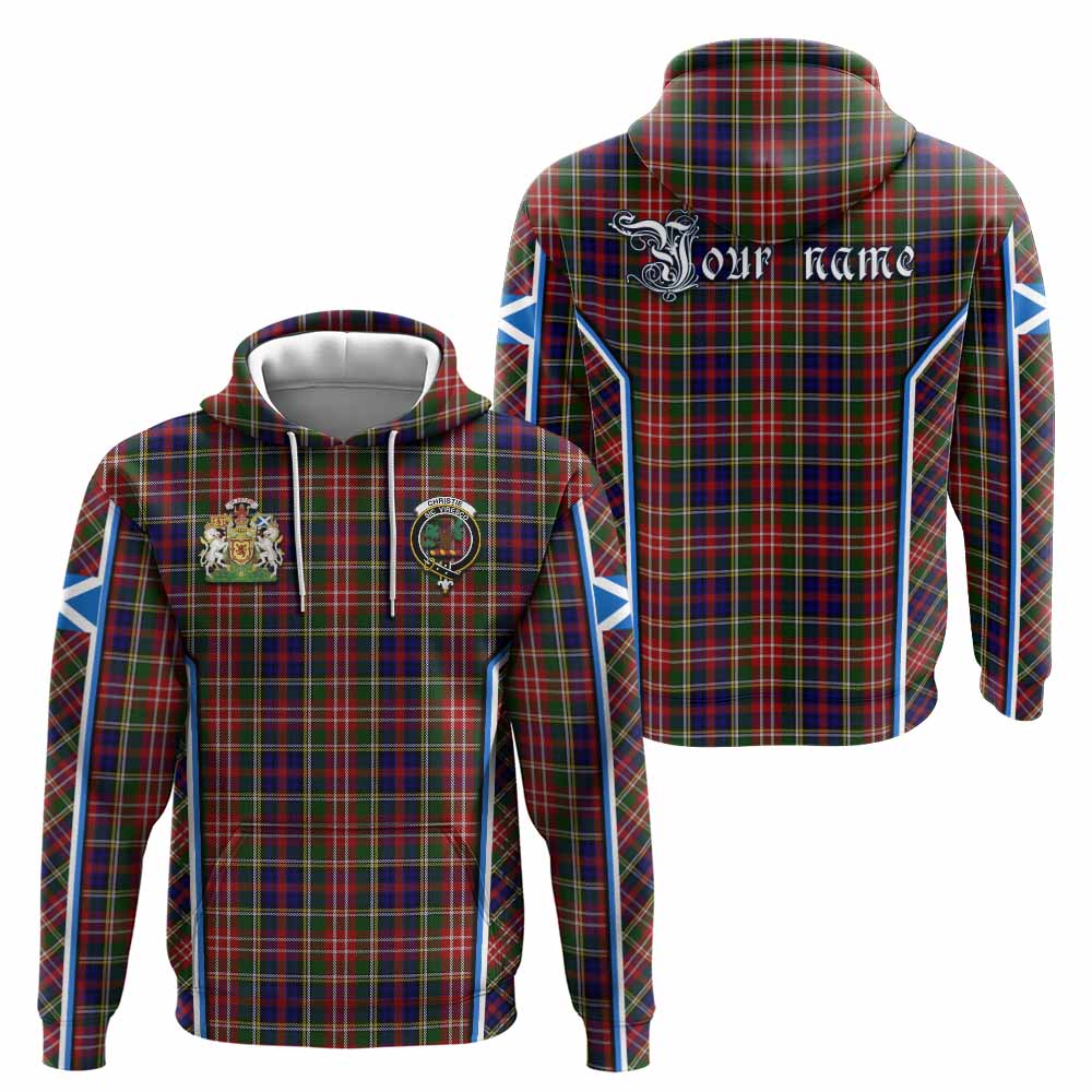 Christie Tartan Crest Hoodie Scotland Coat of Arm Flag Style - Tartan Vibes Clothing