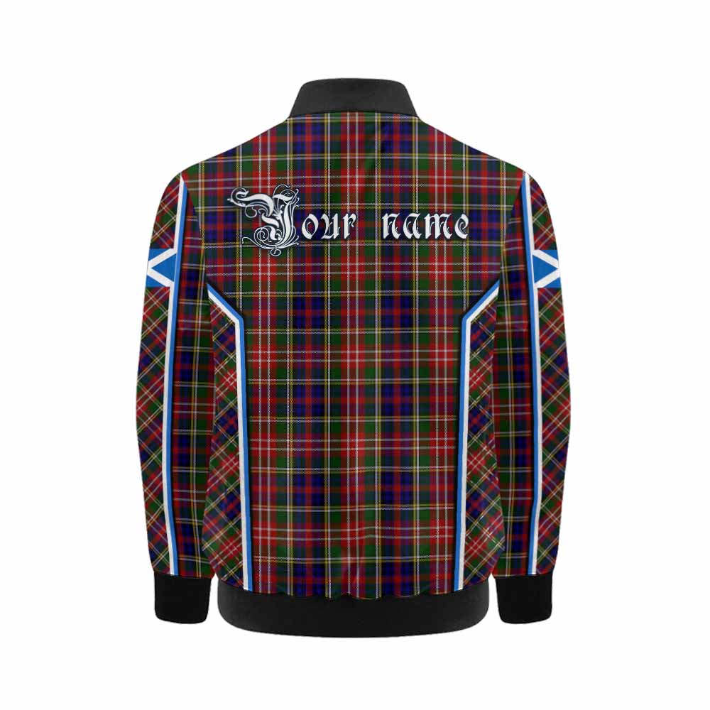 Christie Tartan Crest Kid Bomber Jacket Scotland Coat of Arm Flag Style - Tartan Vibes Clothing